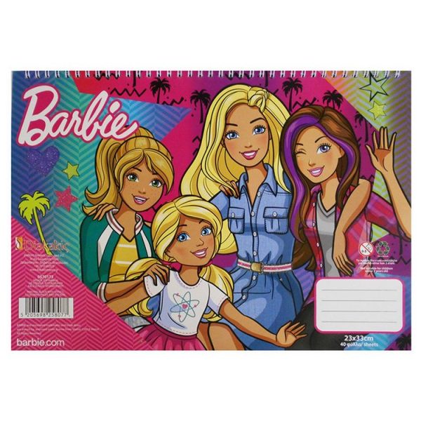 Cahier De Dessin Barbie Livre De Coloriage Stickers Regle Pochoir Disney 3