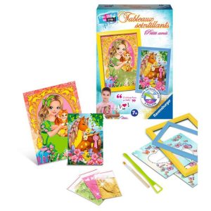 RAVENSBURGER Tableaux Scintillants : Petits Amis 7