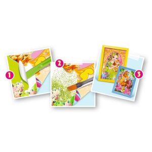 RAVENSBURGER Tableaux Scintillants : Petits Amis 9