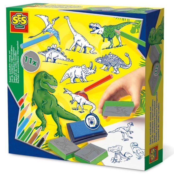 SES Creative Kit De Tampons : Dinosaures 1