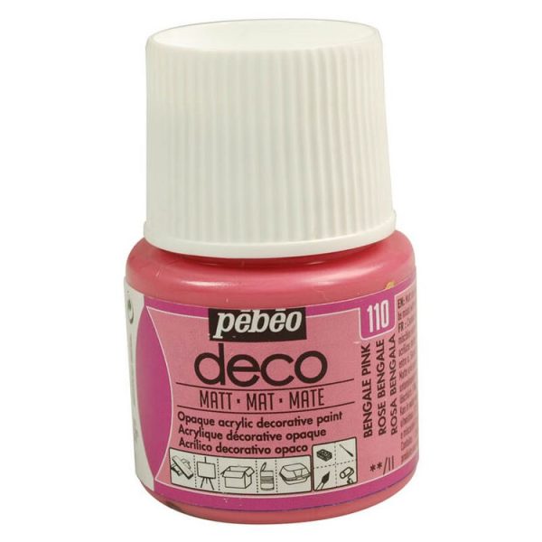 Pebeo Peinture Acrylique 45ml Rose Bengale 1