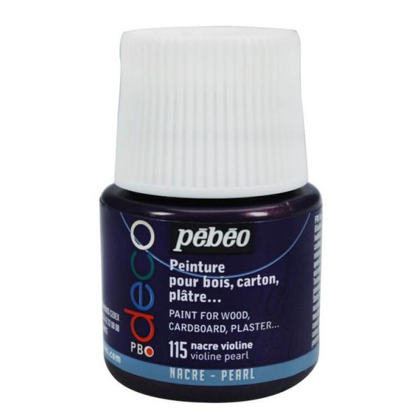 Pebeo Peinture Acrylique Nacre Violine 45ml 1