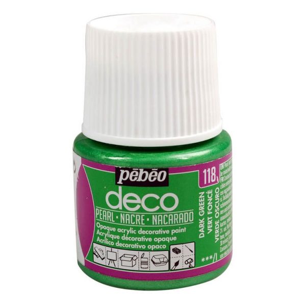 Pebeo Peinture Acrylique 45 Ml Vert Foncé 1