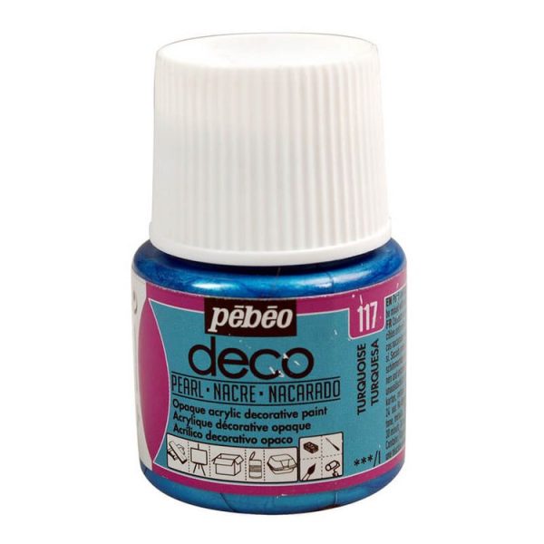 Pebeo Peinture Acrylique 45 Ml Turquoise 1