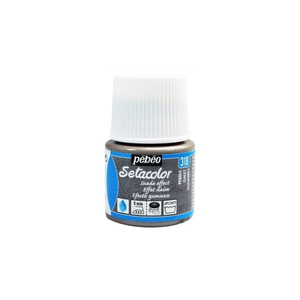 Youdoit Peinture Textile Setacolor Opaque Effet Daim – Galet – 45 Ml 1