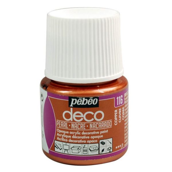 Pebeo Peinture Acrylique 45 Ml Cuivre 1