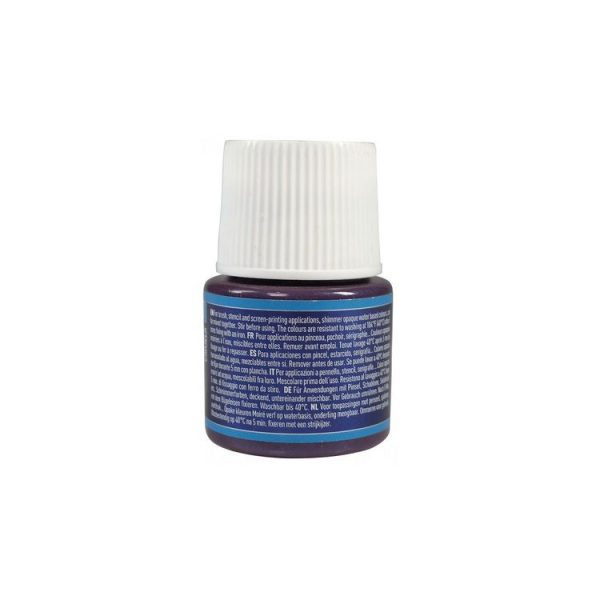 Youdoit Peinture Textile Setacolor Opaque Effet Métallique – Prune – 45 Ml 3