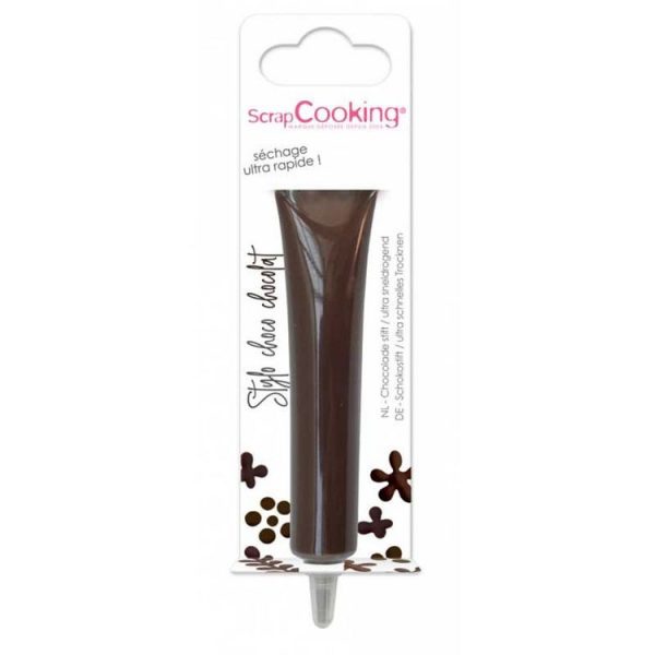 SCRAPCOOKING Stylo Au Chocolat Marron 25 G 1