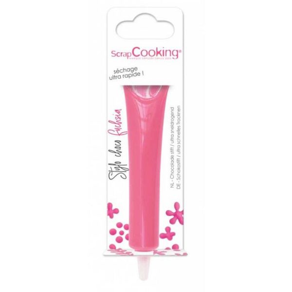 SCRAPCOOKING Stylo Au Chocolat Fuchsia 25 G 1