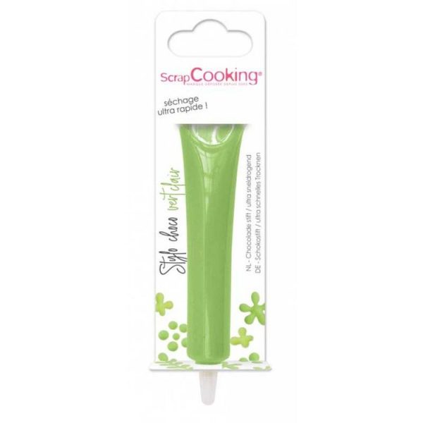 SCRAPCOOKING Stylo Au Chocolat Vert Clair 25 G 1