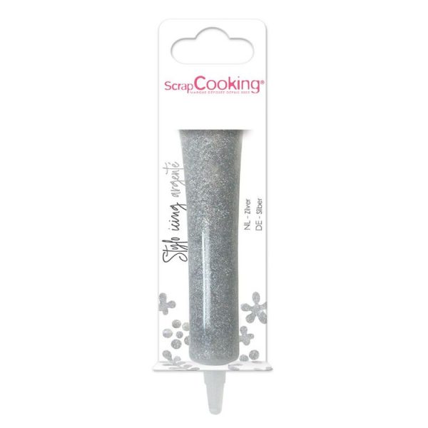 SCRAPCOOKING Stylo De Glaçage Argenté 1