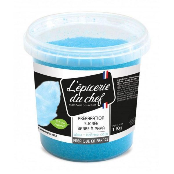 Youdoit Préparation Sucrée Pour Barbe à Papa Bleue 1 Kg 1