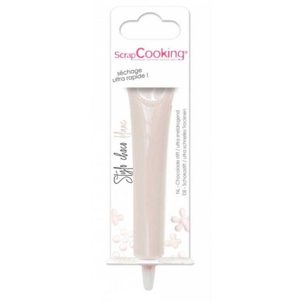 SCRAPCOOKING Stylo Au Chocolat Blanc 25 G 1