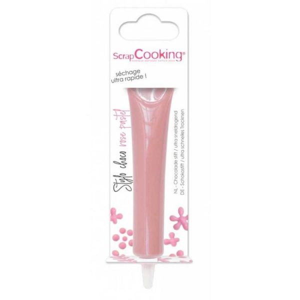 SCRAPCOOKING Stylo Au Chocolat Rose Pastel 25 G 1