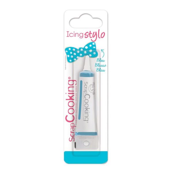 SCRAPCOOKING Stylo Glaçage Bleu Goût Vanille 1