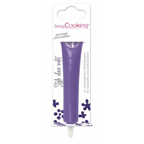 SCRAPCOOKING Stylo Au Chocolat Violet 25 G 1