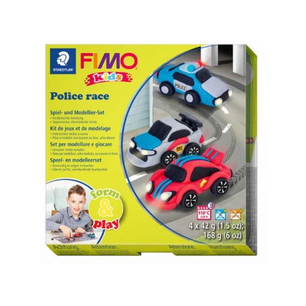 Fimo Kit Kids Course De Police 1