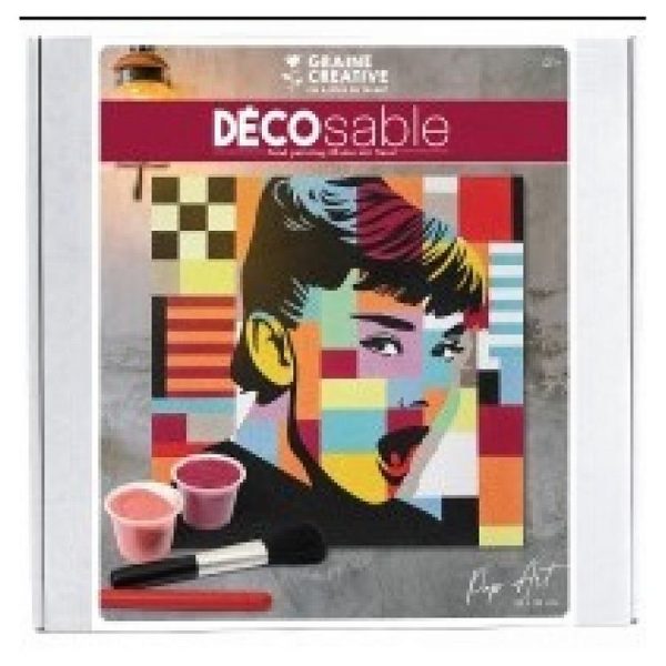 Graine Créative Kit Deco Sable Audrey Pop Art 1