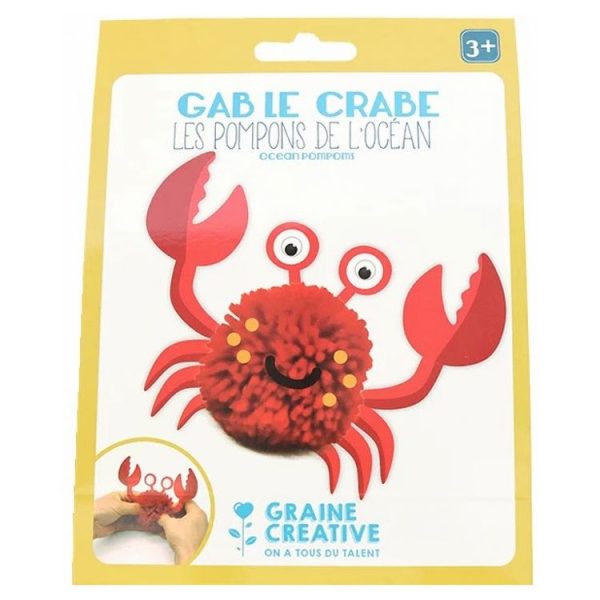 Graine Créative Kit Pompon Pour Les Petits Crabe 1