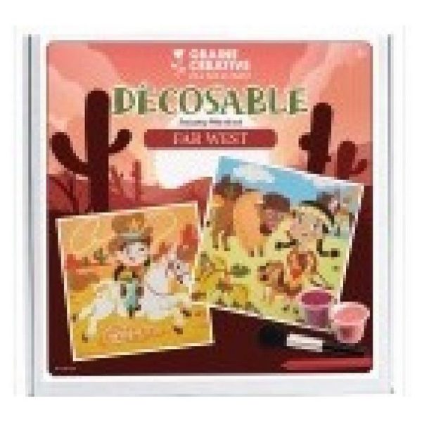 Graine Créative Kit Deco Sable Thème Far West 1