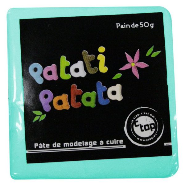 MegaCrea Pâte Polymère à Modeler Patati Patata Aqua 50 G 1