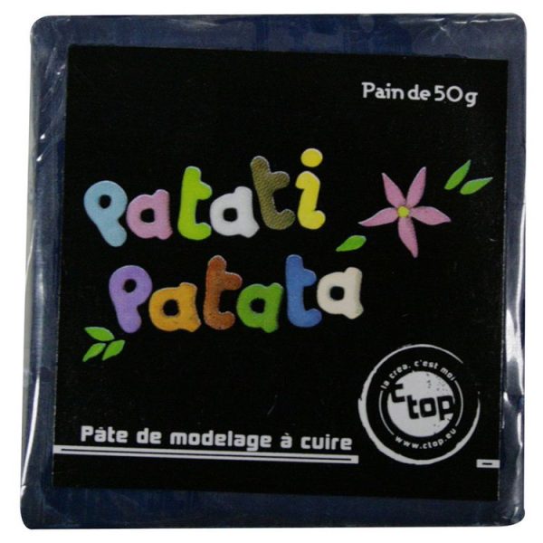 MegaCrea Pâte Polymère à Modeler Patati Patata Bleu Foncé 50 G 1