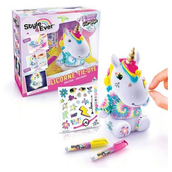 CANAL TOYS Kit Tie And Dye Thème Licorne 1