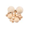 Paris Prix Lot De Perles En Bois A Peindre 12cm Naturel 10