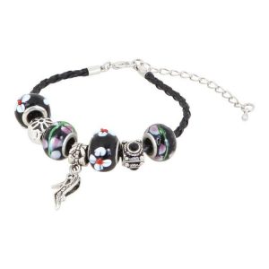 Paris Prix Kit Bracelet Mode Charms 9cm Noir 9