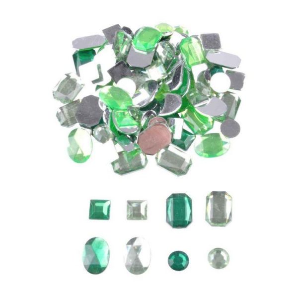 Paris Prix Assortiment De Pierres Acryliques 40g Vert 1