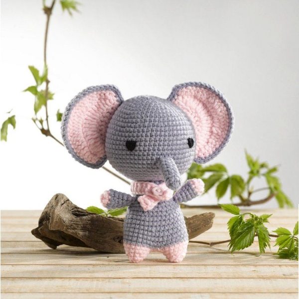 Homea Décoration Kit Amigurumi Crochet Armand L’éléphant 1