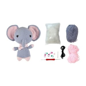 Homea Décoration Kit Amigurumi Crochet Armand L’éléphant 7