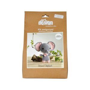 Homea Décoration Kit Amigurumi Crochet Armand L’éléphant 9